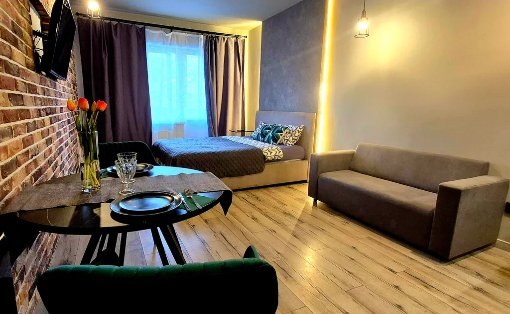 Квартира Брутальная и уютная лофт-студия в самом центре города — аренда посуточно в Архангельск