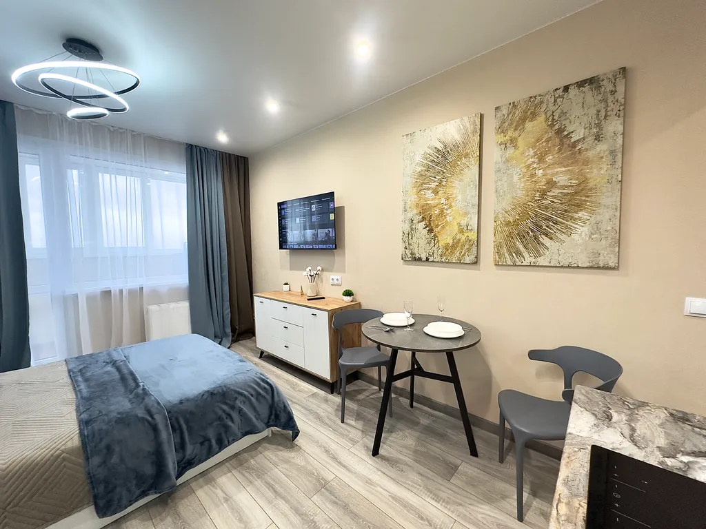 Уютная студия с видом на волгу