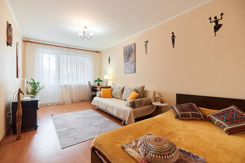 Теплая африканская сказка для вашего отдыха. Солнечная квартира. — аренда посуточно в Минск