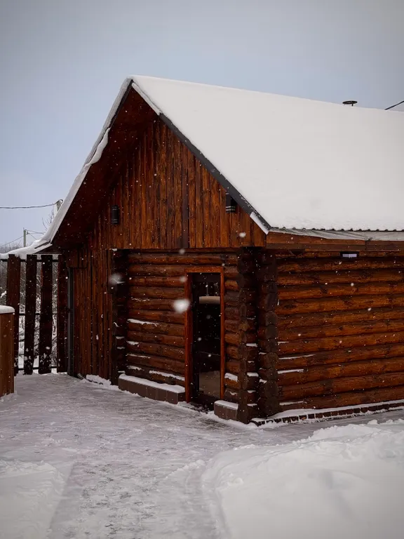 Дом с баней и чаном