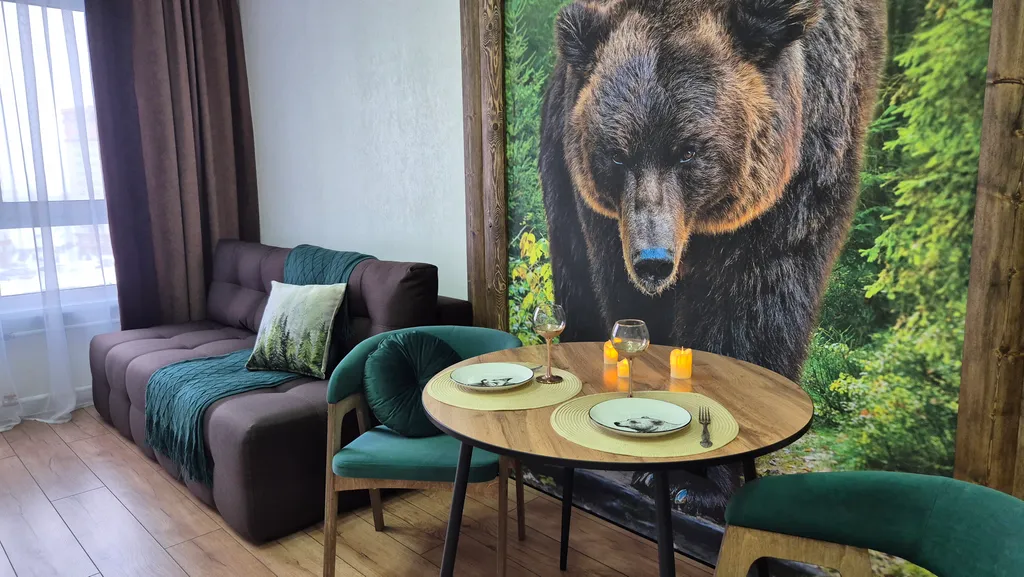 Квартира Тайга в новом ЖК рядом с ГЦ Кузбасс и КемГУ