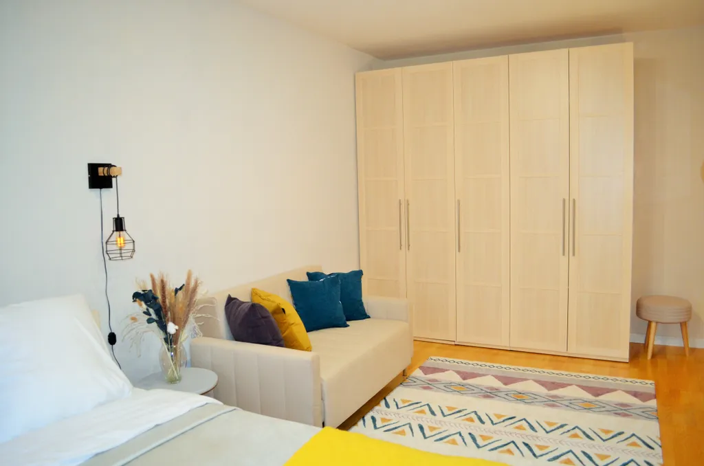 Светлая однокомнатная квартира в центре города