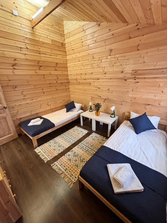 Коттедж Ладожские дюны, комфортный дом с панорамными окнами до 7-ми гостей — Ларионово