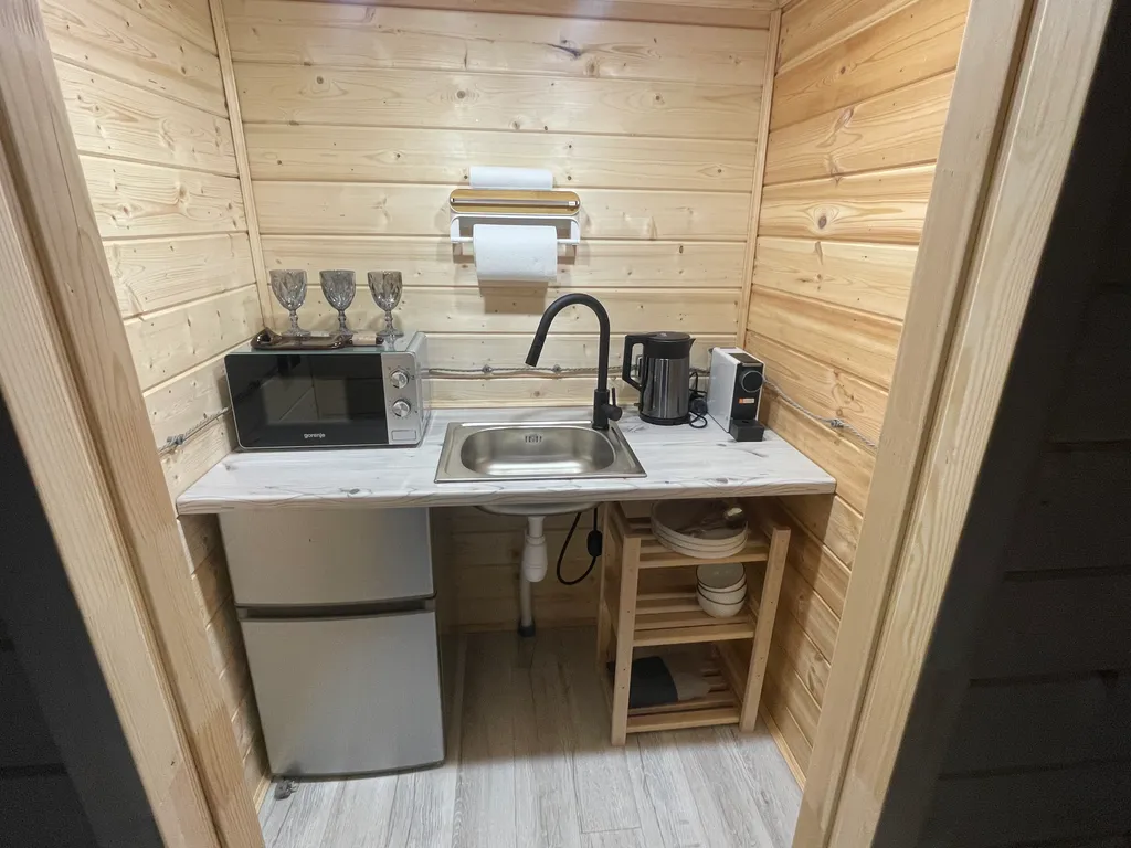 Коттедж Геокупол D-6 с панорамным видом на лес Detox-Riga — Черленково