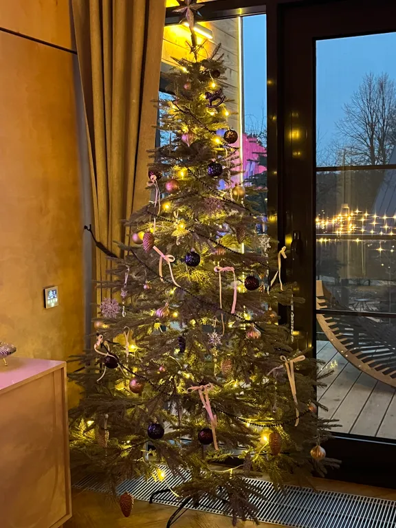 Шикарный Барн с сауной и купелью