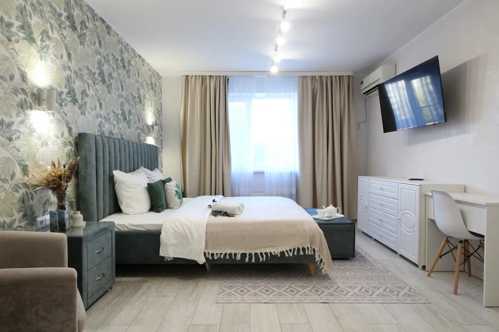 NiceAparts Уютная квартира с кондиционером в новом безопасном районе