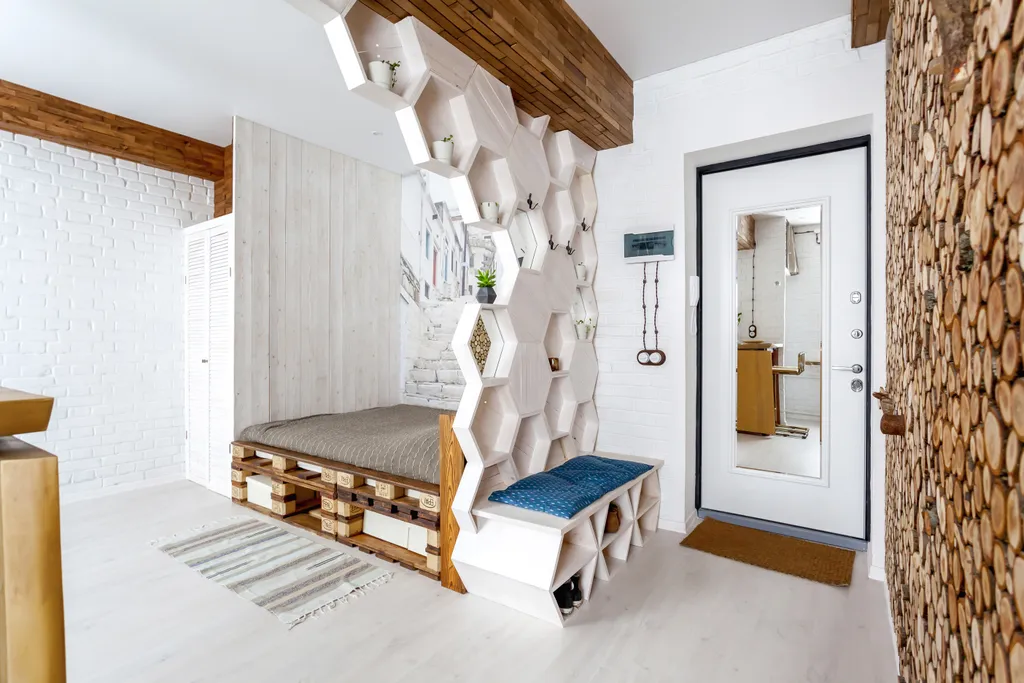 Студия в скандинавском стиле