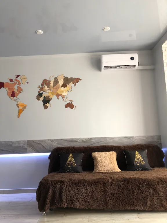 Двухкомнатная квартира с панорамными окнами