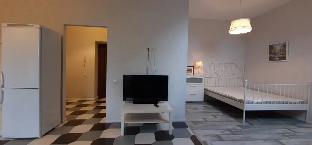 Квартира студия с дизайнерским ремонтом