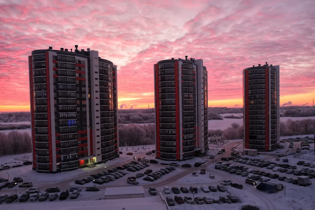 Квартира-студия loft-grey с кондиционером и парковкой