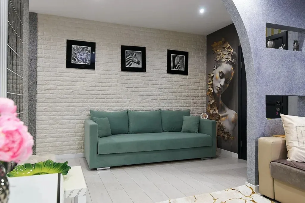 Premium студия в центре с большой ванной,отдельной спальней,парковка.