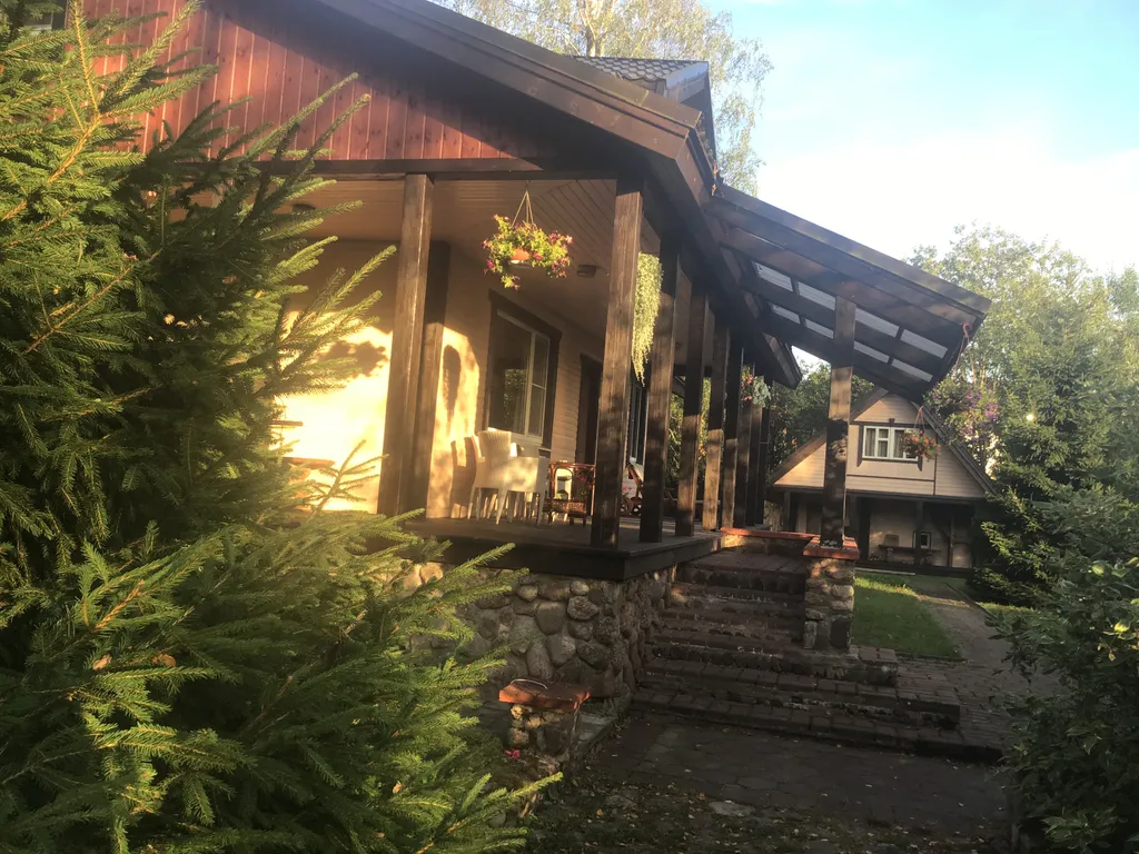 Коттедж Дом с пляжем и баней для посуточного проживания — Приморск