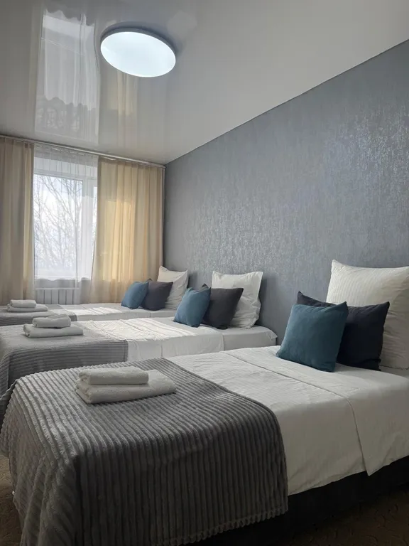 Трехкомнатная квартира с 4 раздельными спальными местами и гостиной — аренда посуточно в Петропавловск-Камчатский