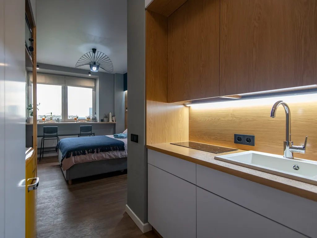 Стильная гостевая студия Небеса в МФК Созвездие