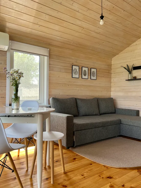 Домик с панорамным видом на Катунь