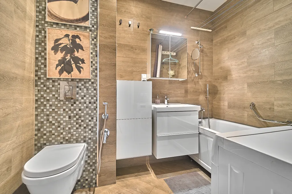 Современная квартира с удобствами и посудомоечной машиной