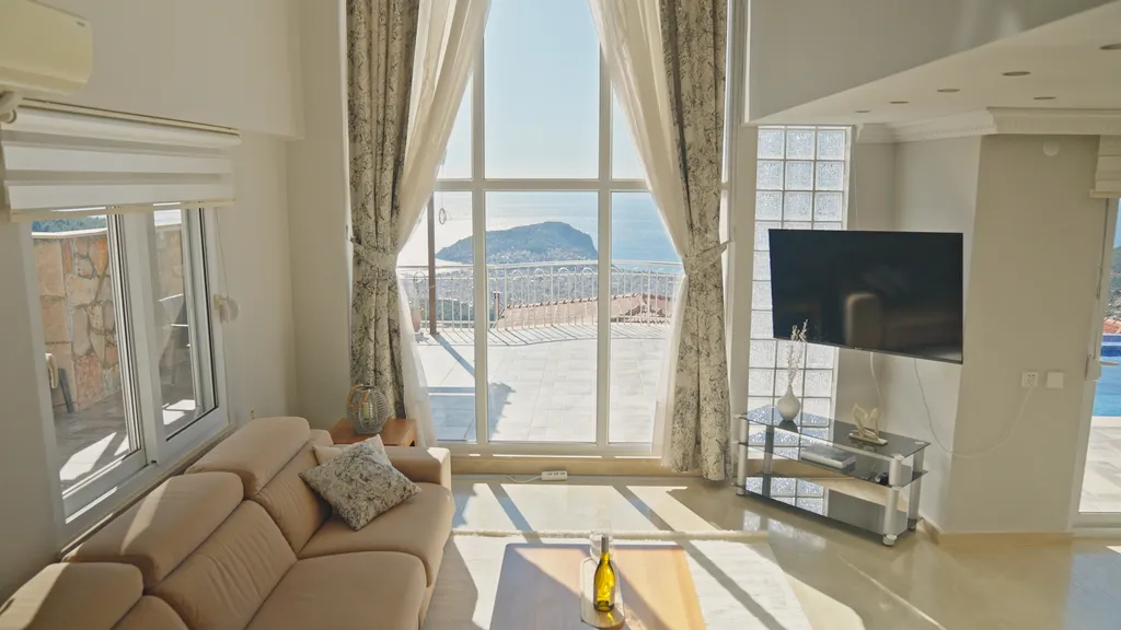 Коттедж Вилла Tepe с Infinity с бассейном и панорамным видом — аренда посуточно в Аланья