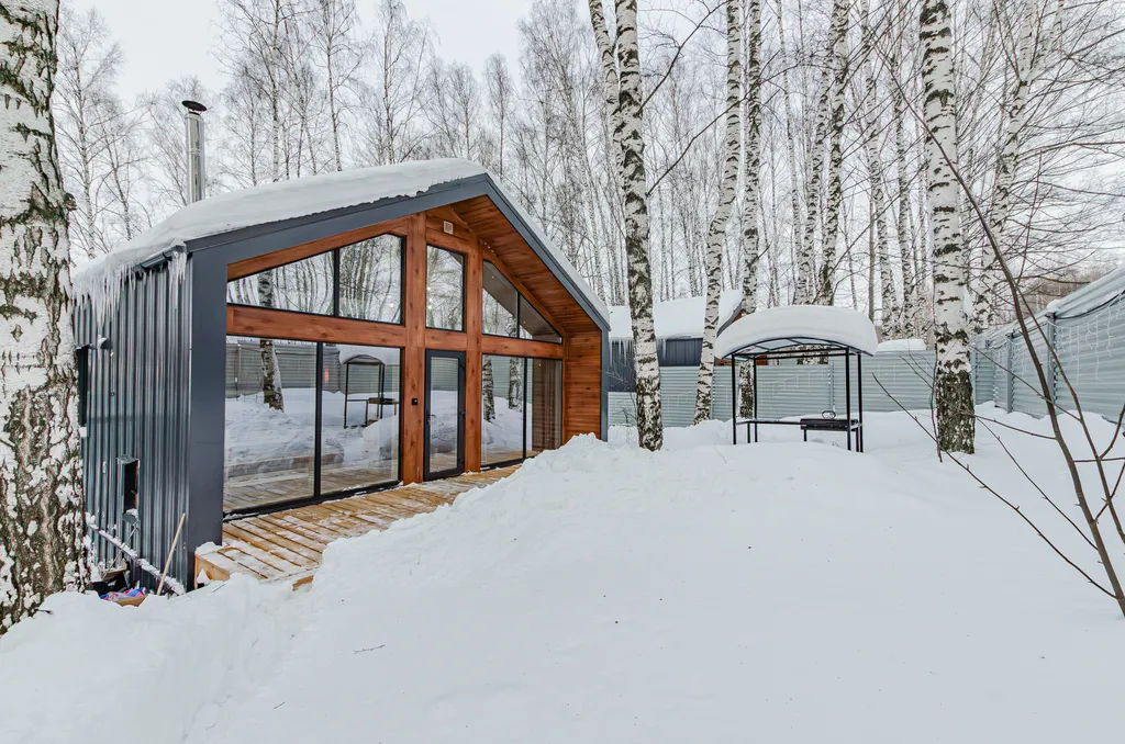 Коттедж Коттедж 56м2 в Казани в Лесу с Русской баней — Казань