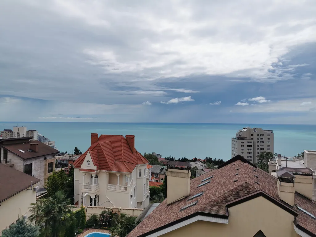 Квартира Квартира Просторная мансарда с видом на море — Сочи
