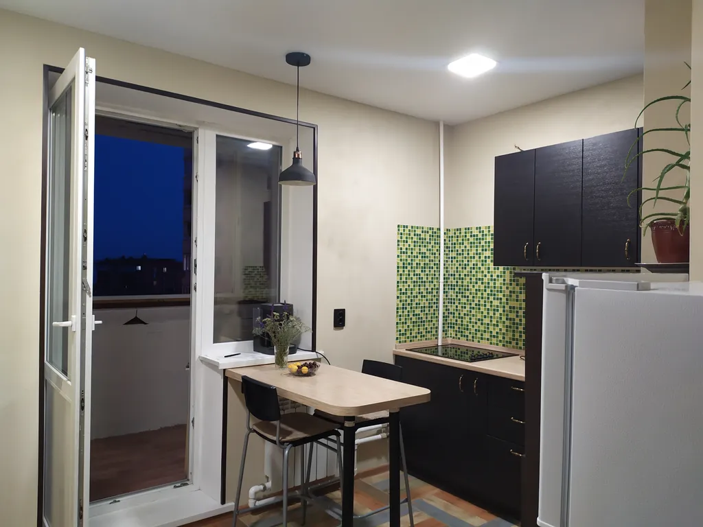 Квартира у Волги, с видом на реку, горы