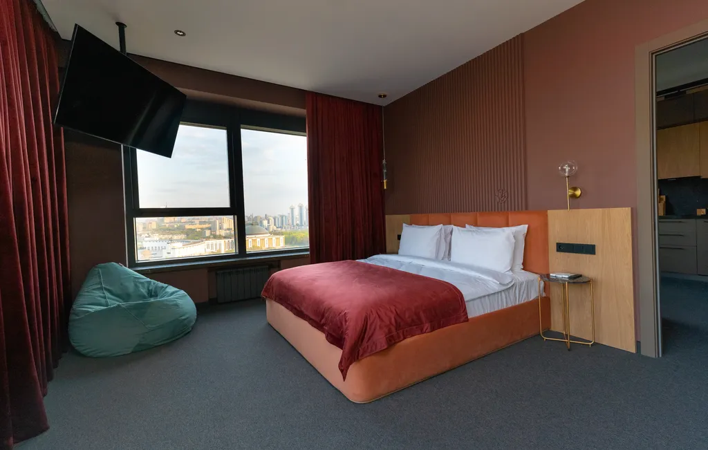 Квартира Двухкомнатный представительский люкс с шикарными видами на Парк Победы — аренда посуточно в Москва