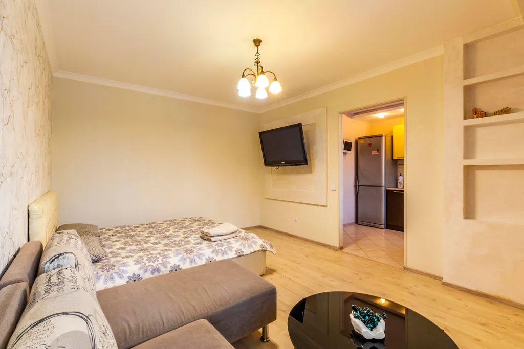 Квартира с балконом для командированных и отдыха