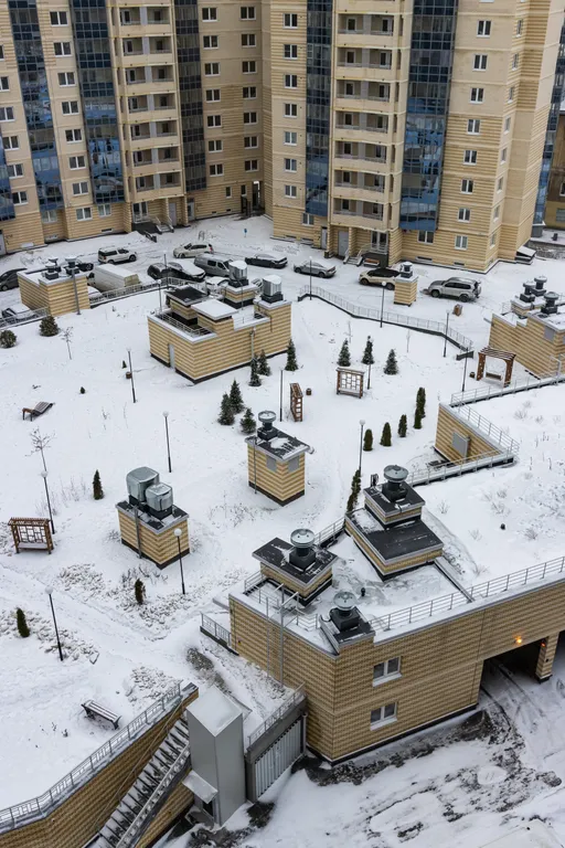 Студия с современным дизайном и теплой атмосферой
