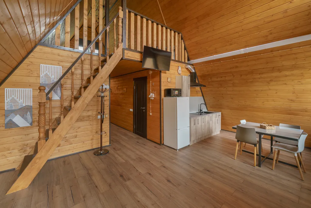 Семейный афрейм с баней