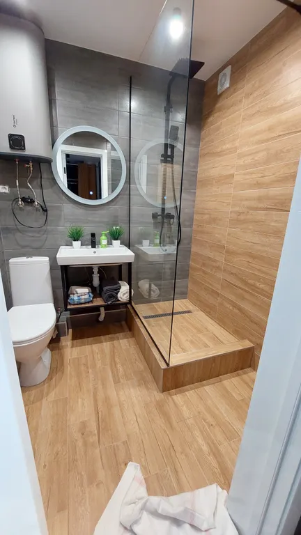 Апартамент с панорамным видом на Томь в центре города