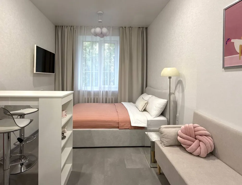 Апартамент в гламурных тонах