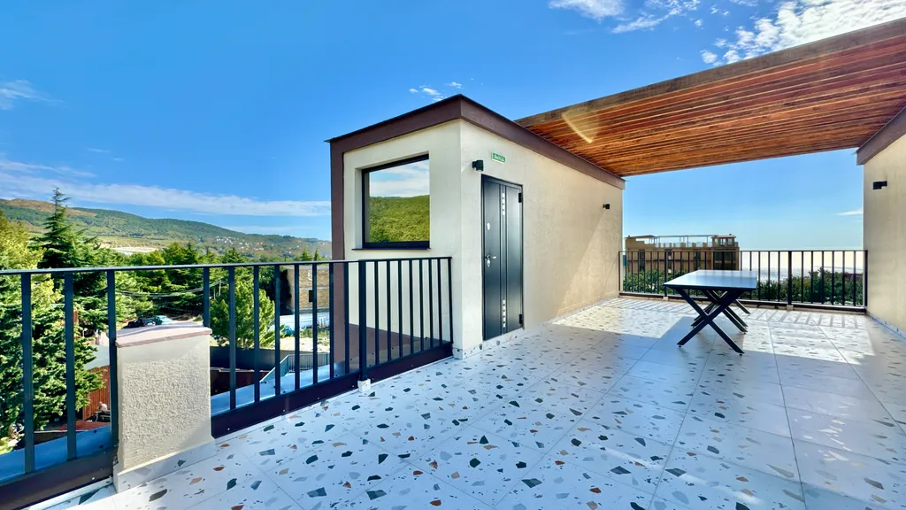 Таунхаус Фламинго, лесная зона, подогреваемый бассейн