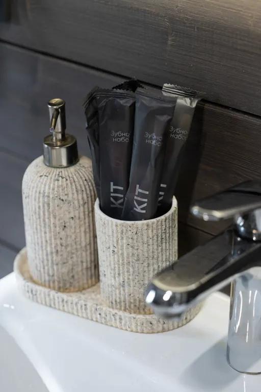 Дом с чаном и сауной у леса.