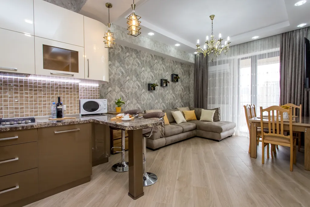 Дизайнерская квартира с панорамой Тбилиси · Ваке · Балкон · Wi-Fi