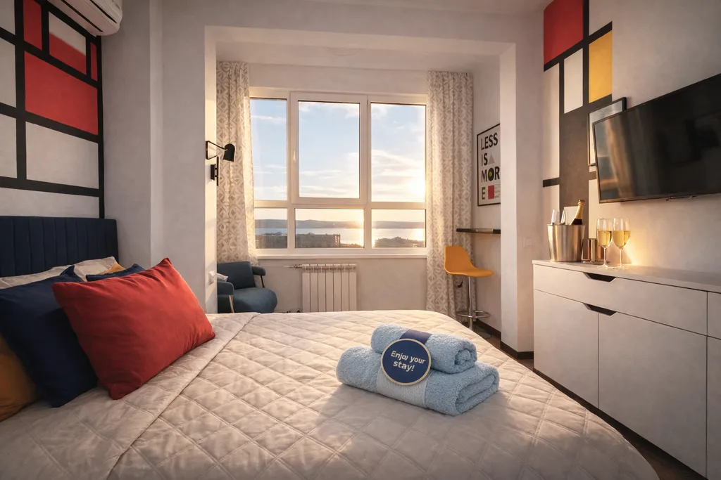 Квартира с видом на море и бухту — аренда посуточно в Новороссийск