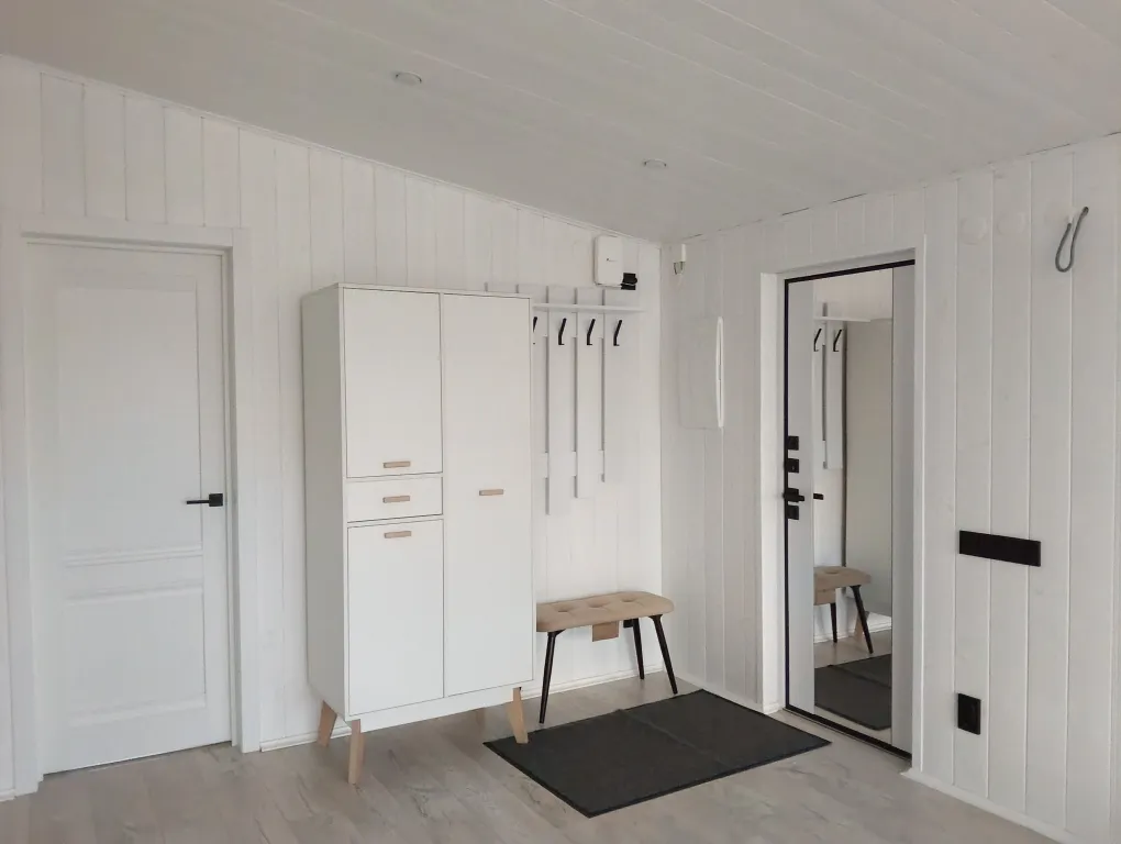 Уютный новый дом в стиле барнхаус