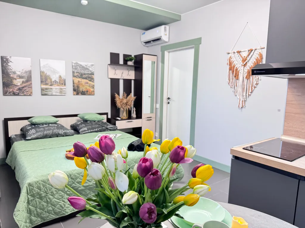 Дизайнерская квартира на 2 человек