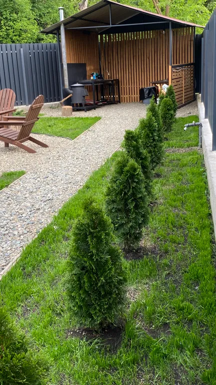 Дом А - фрейм в тихом районе у реки Белой