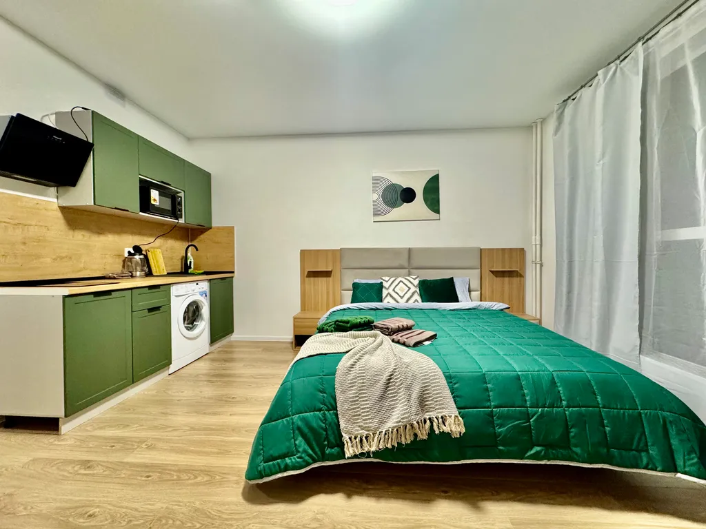 Студия на 16 этаже в Парковом