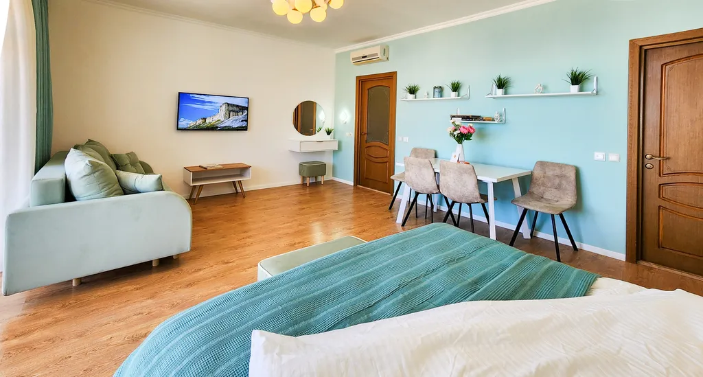 Видовая однокомнатная квартира в ЖК "Сан-Марино"