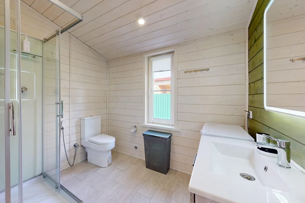 Дом с баней и чаном на участке 10 соток, Green island house