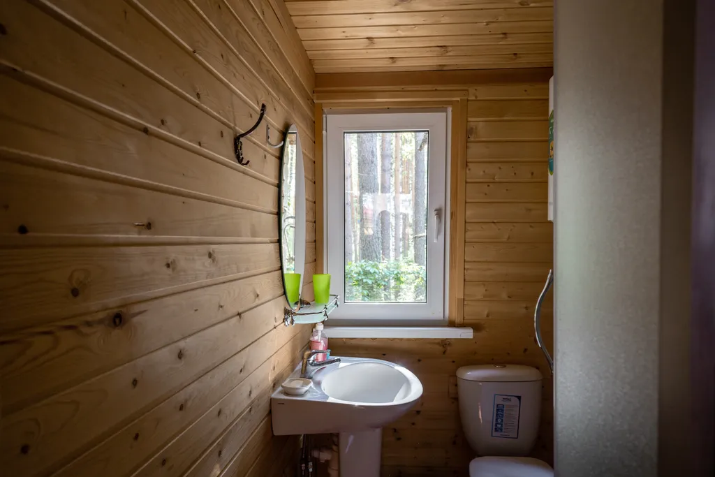 Дом 4 в  лесу у реки