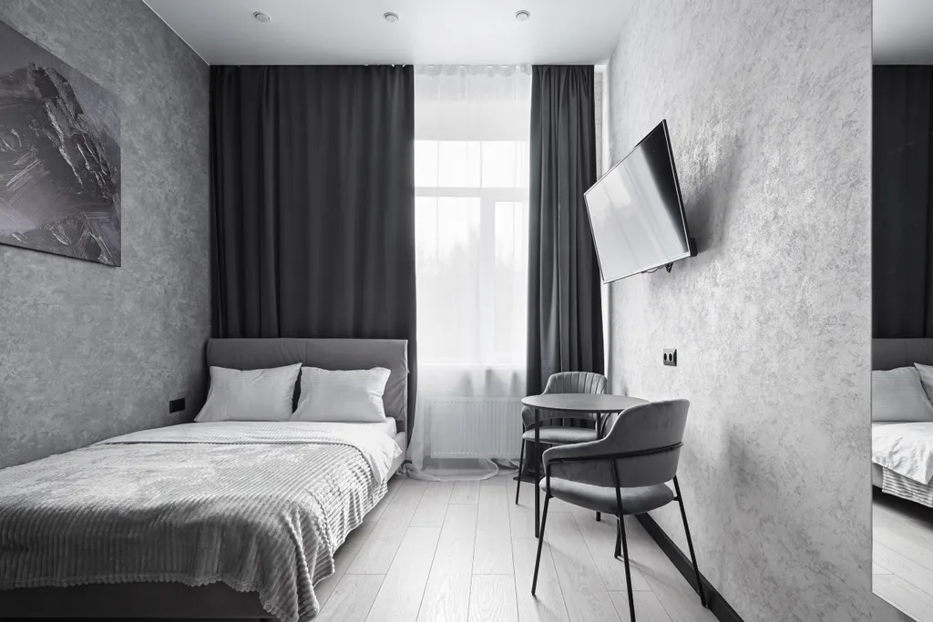 Квартира Квартира Студия в ЖК Park Side в монохромном стиле 2 — Санкт-Петербург