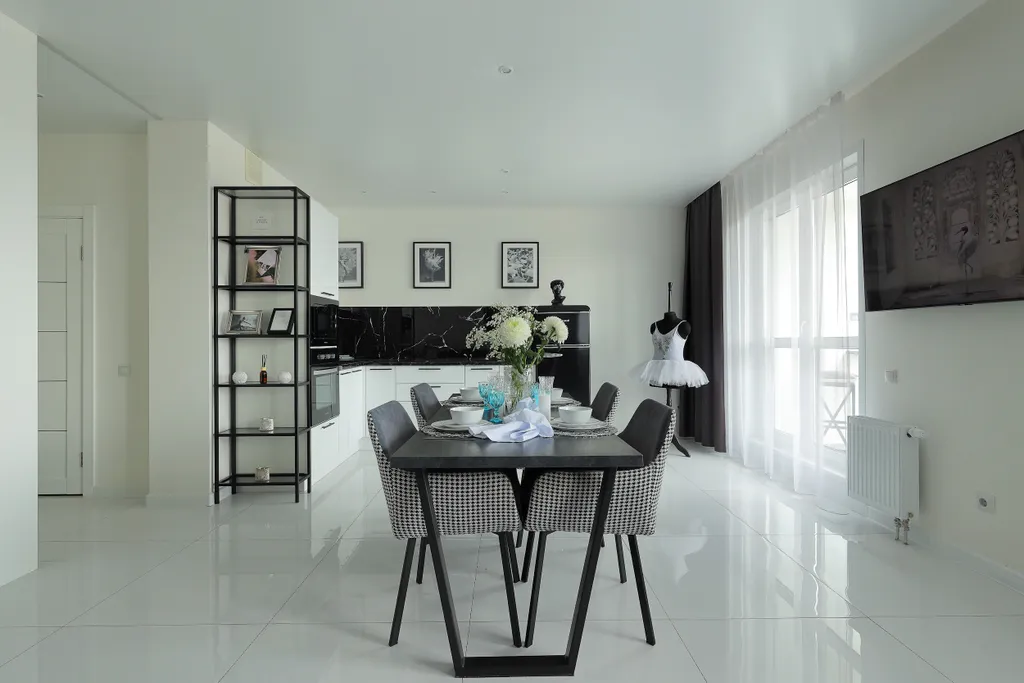 Квартира-студия с шикарным видом на город