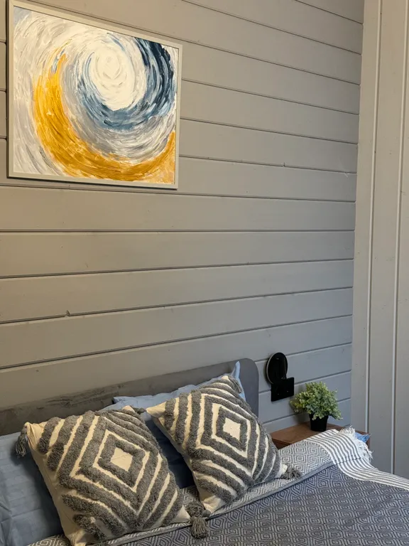 Коттедж Уютный коттедж с сауной и купелью — Бугры