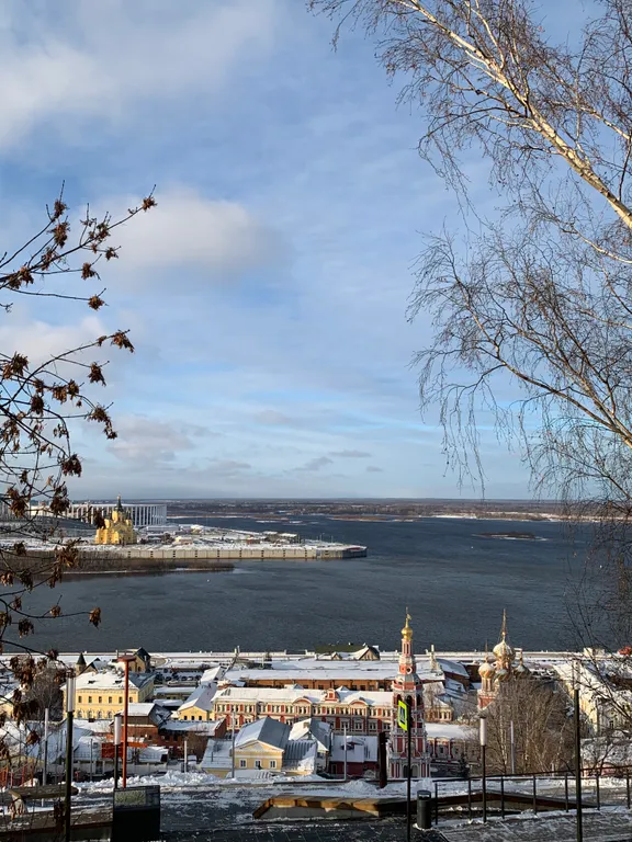 Квартира Нижегородская ривьера.Квартира с панорамным видом на Оку и Волгу — Нижний Новгород
