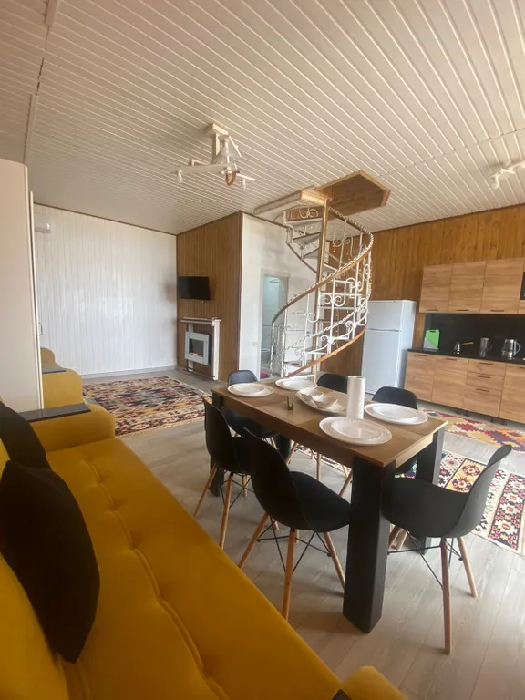 Домики на берегу Каспийского моря