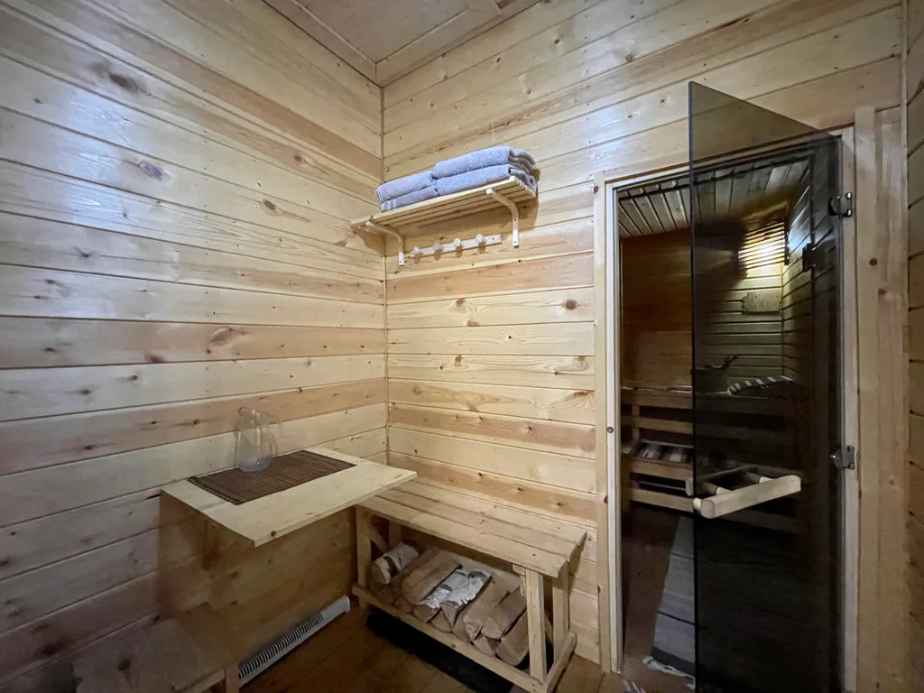 Дом с баней на дровах