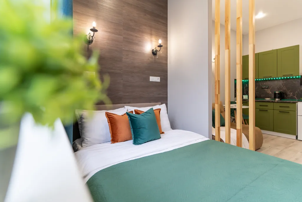 Квартира Квартира Студия в древесных тонах для 4 гостей — Екатеринбург