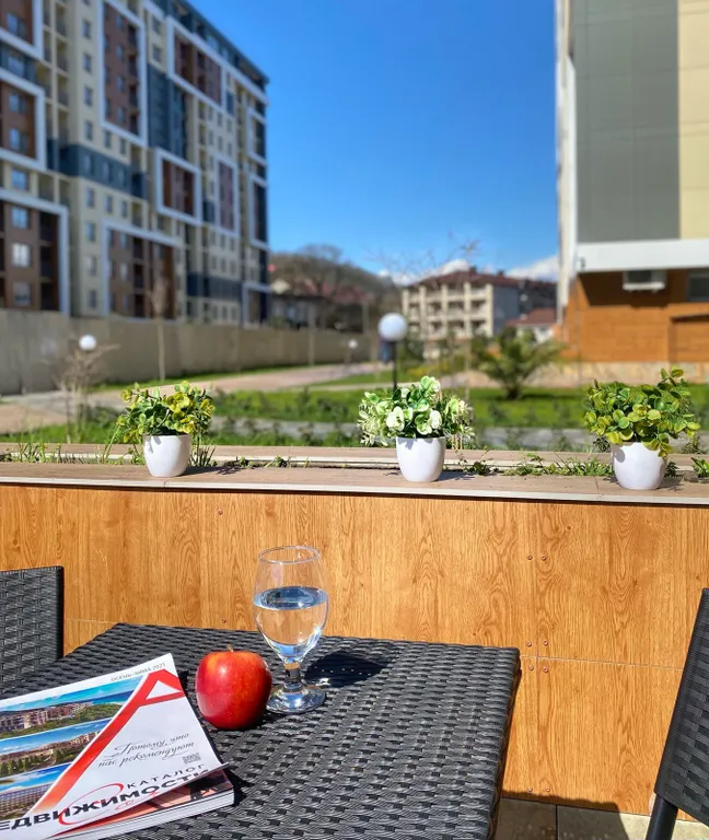 Квартира-студия на море с террасой