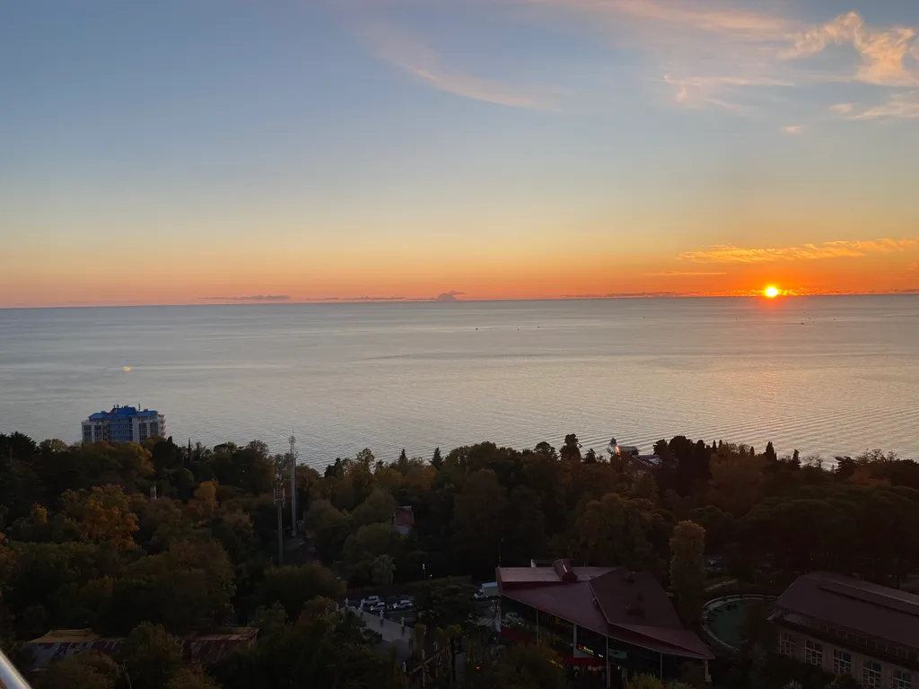 Квартира Квартира с видом на море со сказочным закатом — Сочи